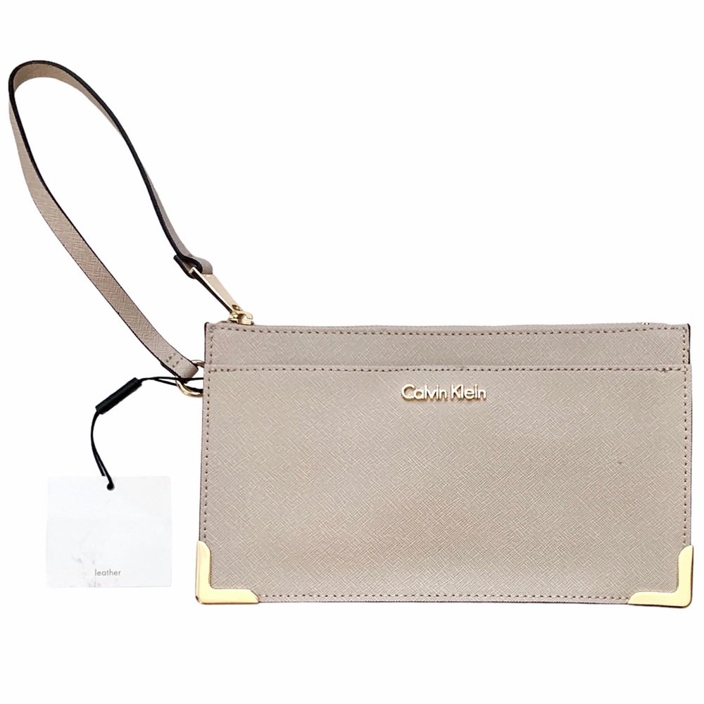 NWT Authentic Calvin Klein On My Corner Wristlet
